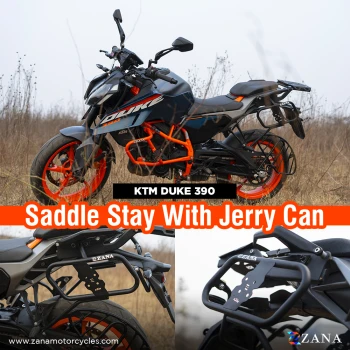 Radiator Guard With KTM  Logo Orange For KTM Adv 390 2025 (Black SS 304)