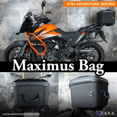 Universal Pluto Carbon Hardshell Expandable Tail Bag (16L To 20L )